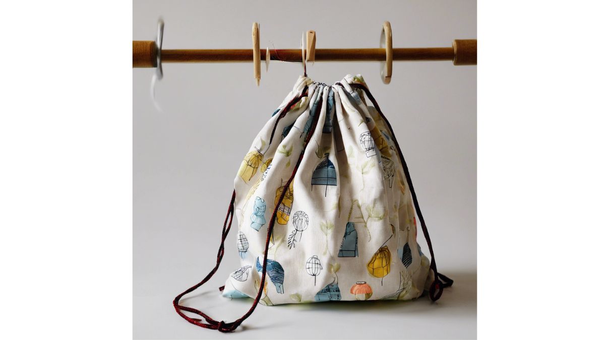 How To Sew A Simple Drawstring Bag